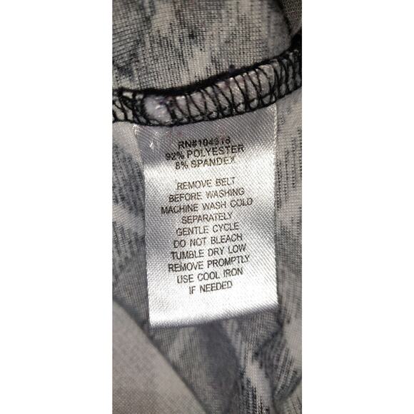 Plaid Flannel Shirt Dress BLACK & WHITE Plus Size 3X ALLISON BRITNEY Very Soft - Picture 15 of 16